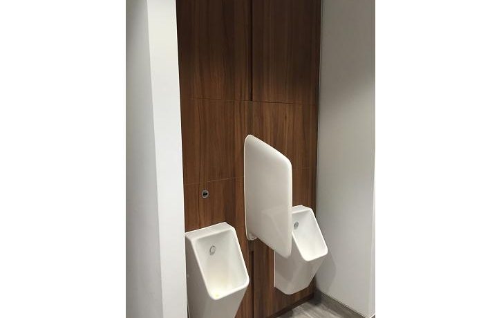 office toilet IPS panels