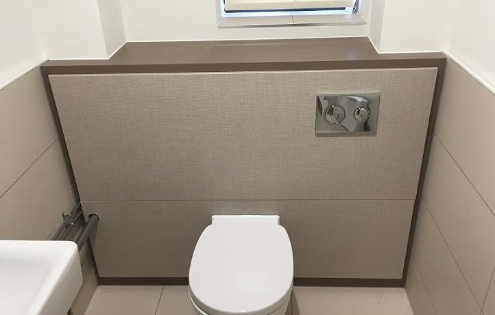 office toilet cubicle and WC