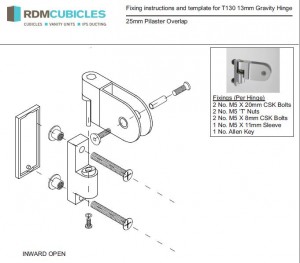 Toilet Cubicle Ironmongery